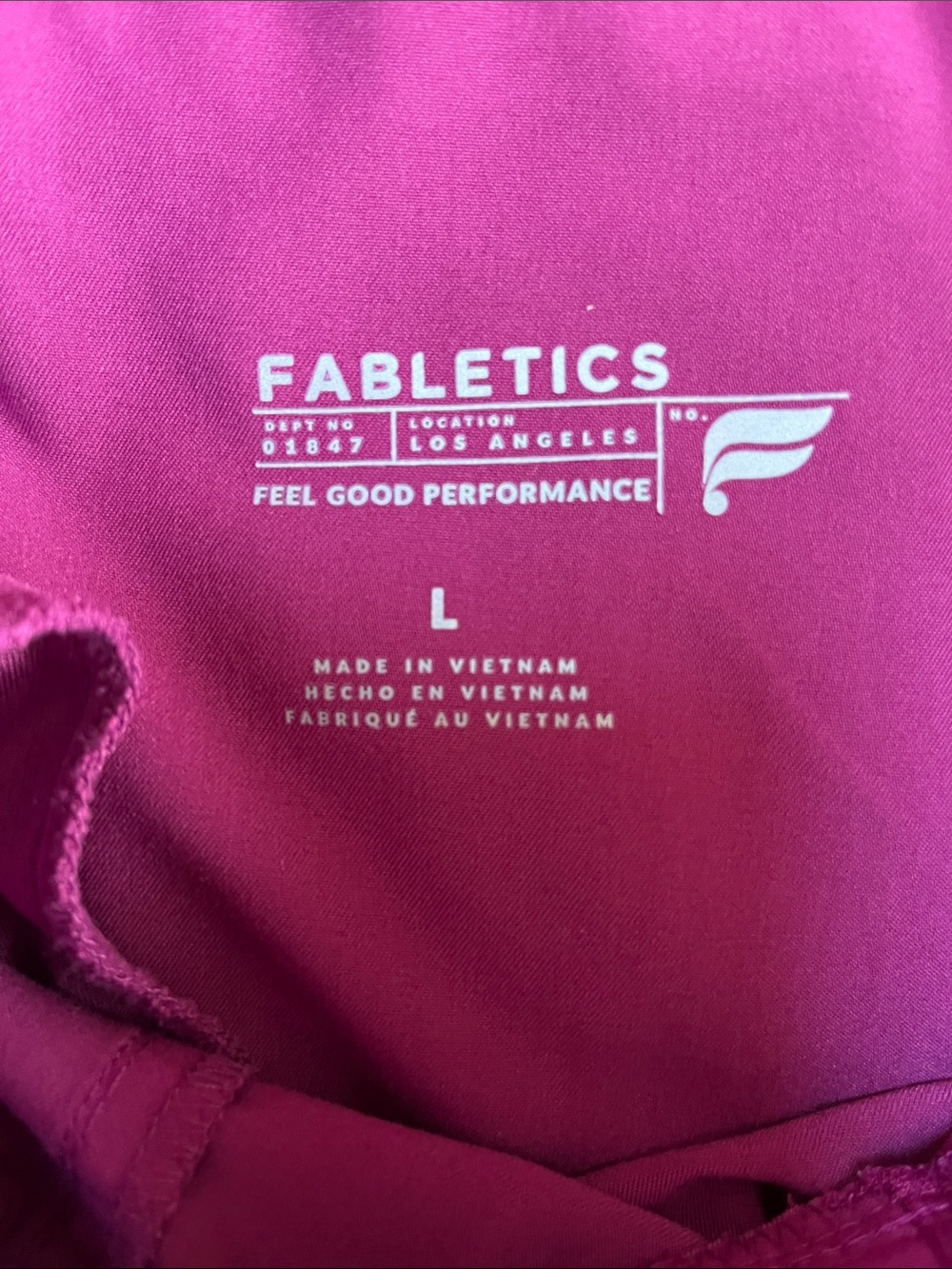 Fabletics Women's Evolve Athletic Top & Jogger Set Size Large - Picture 6 of 6